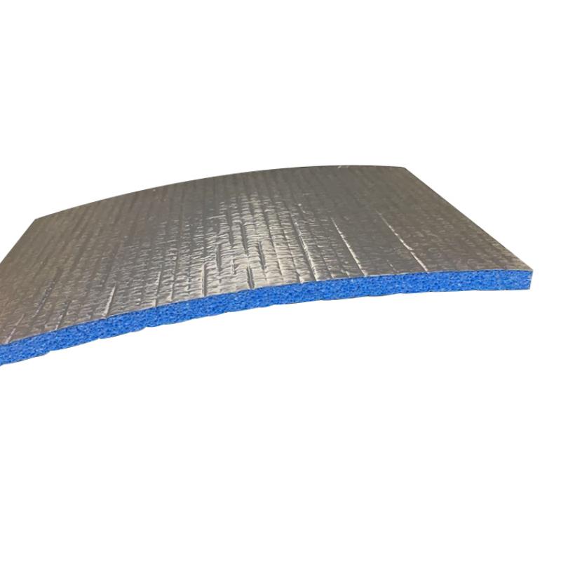 Aluminum Foil-Supported XPE Foam Roll Fireproof Adhesive Insulation - PAIDU